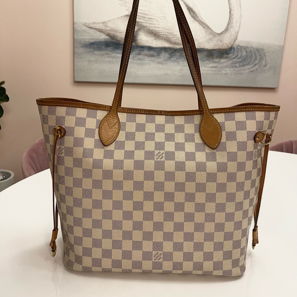 Louis Vuitton Neverfull MM in Damier Azure Ballerine - Picture 2 of 14